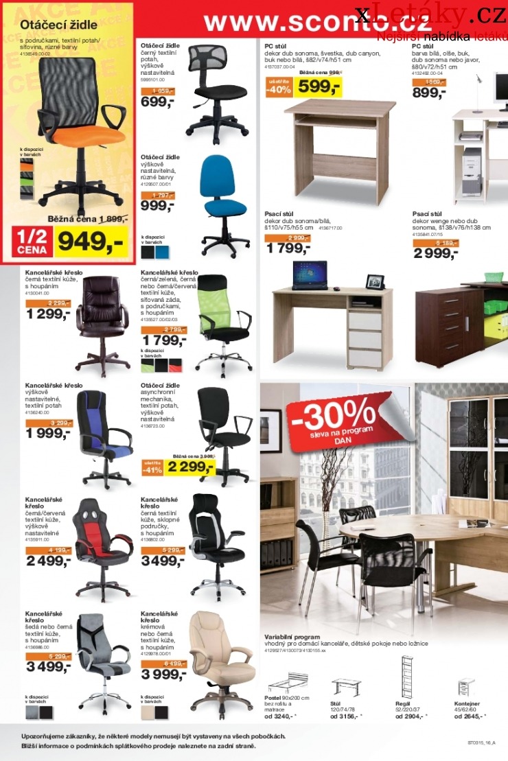 leták Sconto nábytek leták strana 1 leták Sconto nábytek leták strana 1
