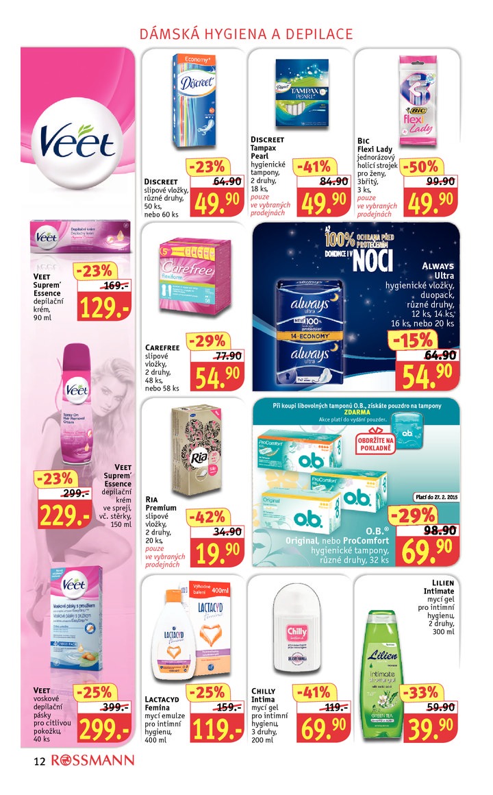 leták Rossmann Leták od 16.2.2015 strana 1 leták Rossmann Leták od 16.2.2015 strana 1