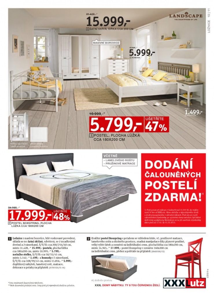leták XXXLutz Aktuální prospekt od 17.2.2015 strana 1 leták XXXLutz Aktuální prospekt od 17.2.2015 strana 1