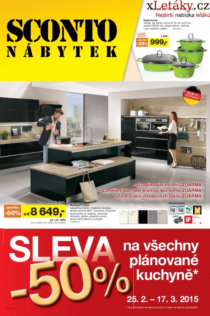 leták Sconto nábytek leták strana 1 leták Sconto nábytek leták strana 1