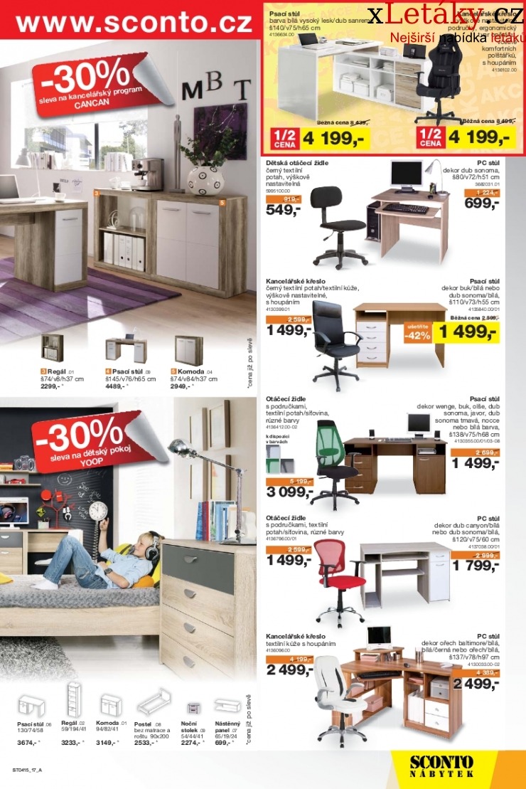 leták Sconto nábytek leták strana 1 leták Sconto nábytek leták strana 1
