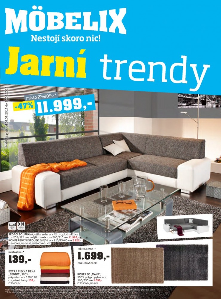 leták Mobelix vybrané prodejny od 2.3.2015 strana 1 leták Mobelix vybrané prodejny od 2.3.2015 strana 1