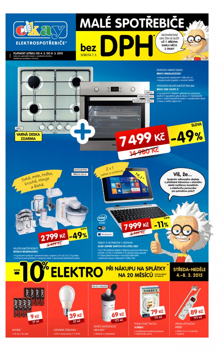 leták Okay Aktuální leták od 4.3.2015 strana 1 leták Okay Aktuální leták od 4.3.2015 strana 1