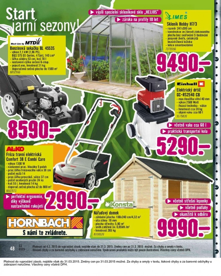 leták Hornbach Aktuální leták od 4.3.2015 strana 1 leták Hornbach Aktuální leták od 4.3.2015 strana 1