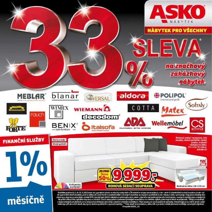 leták Asko nábytek katalog od 5.3.2015 strana 1 leták Asko nábytek katalog od 5.3.2015 strana 1