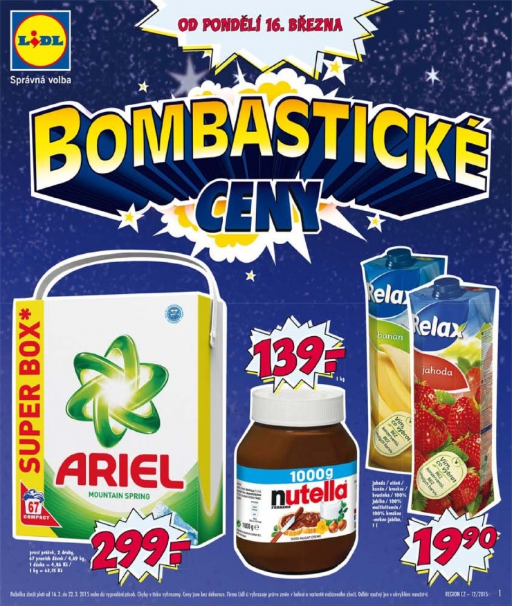 leták Lidl Akční nabídka od 16.3.2015 strana 1 leták Lidl Akční nabídka od 16.3.2015 strana 1