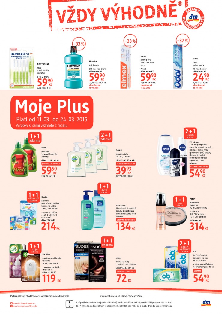 letk DM drogerie Journal od 11.3.2015 strana 1