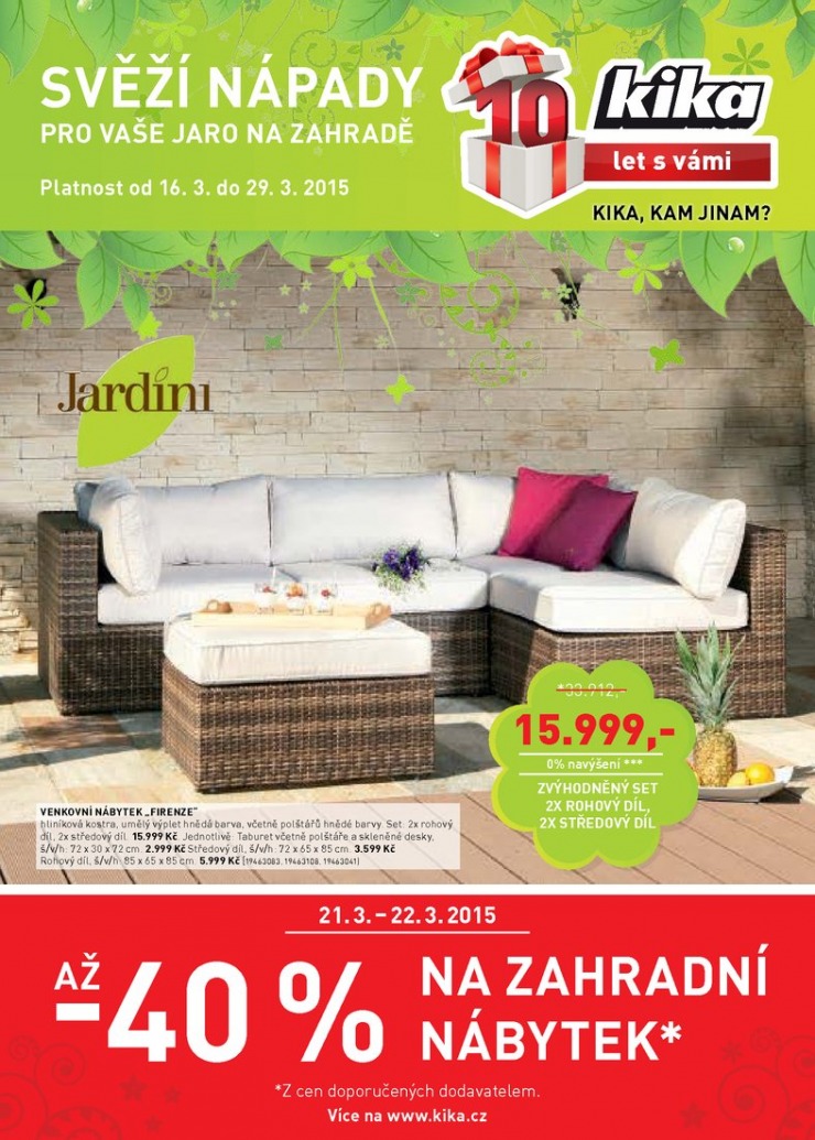 leták Kika Aktuální leták od 16.3.2015 strana 1 leták Kika Aktuální leták od 16.3.2015 strana 1