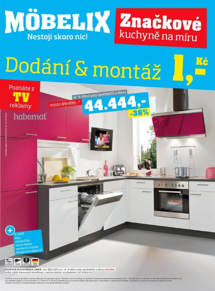 leták Mobelix Aktuální prospekt od 17.3.2015 strana 1 leták Mobelix Aktuální prospekt od 17.3.2015 strana 1