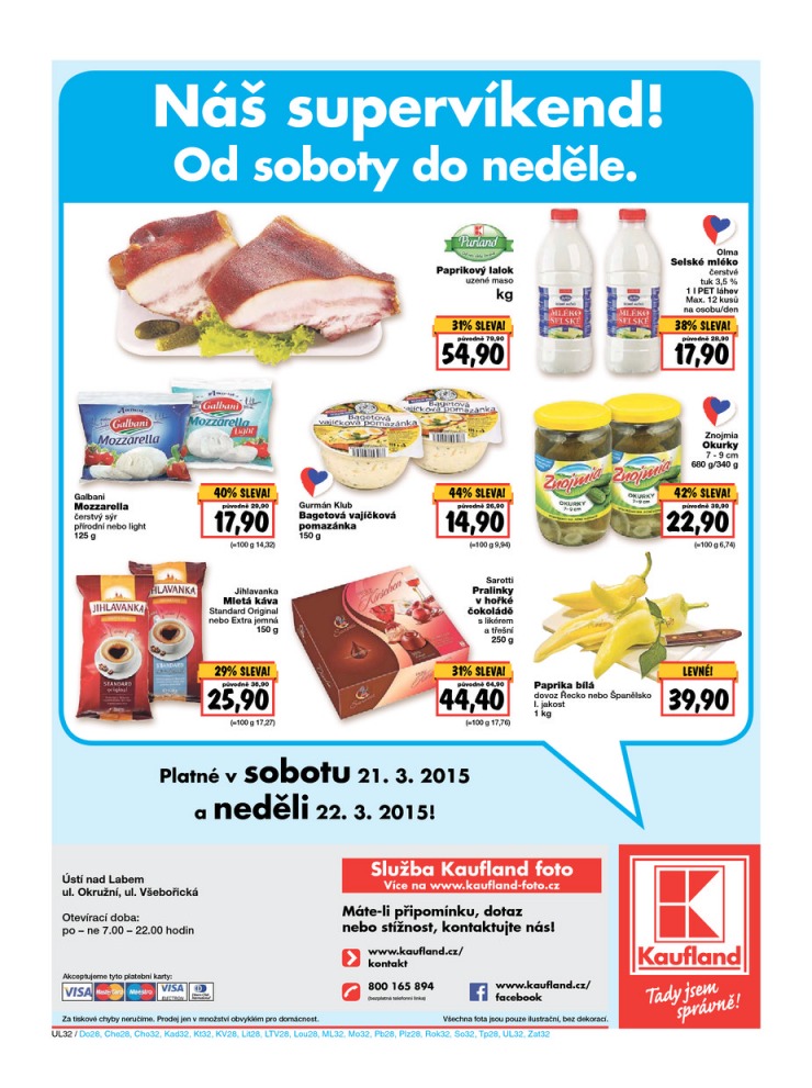 leták Kaufland Aktuální nabídka od 19.3.2015 strana 1 leták Kaufland Aktuální nabídka od 19.3.2015 strana 1