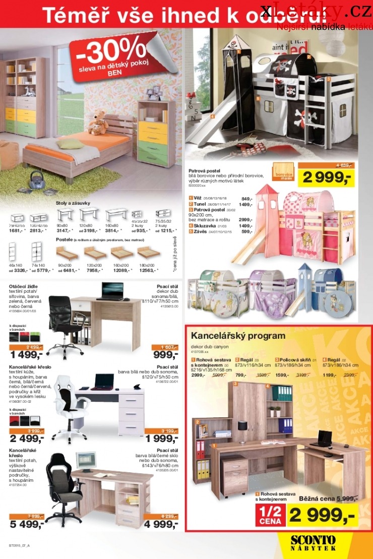 leták Sconto nábytek leták strana 1 leták Sconto nábytek leták strana 1