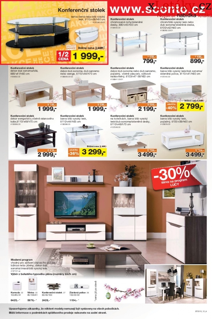 leták Sconto nábytek leták strana 1 leták Sconto nábytek leták strana 1