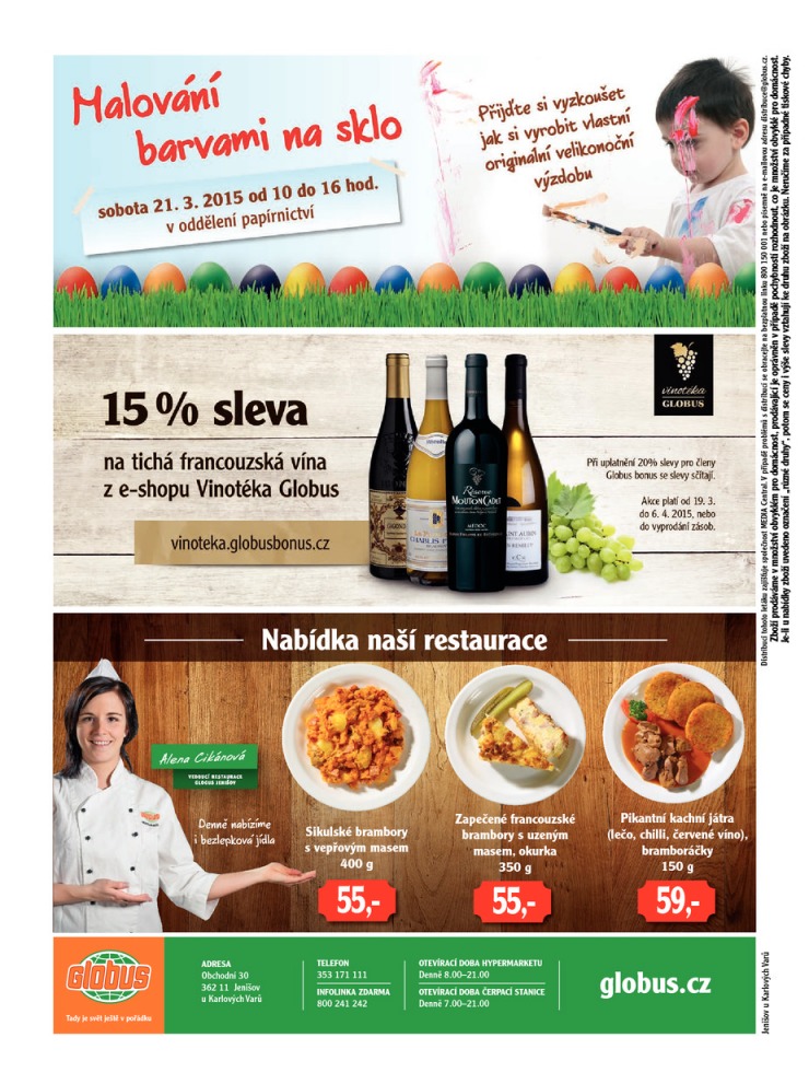 leták Globus Naše noviny od 19.3.2015 strana 1 leták Globus Naše noviny od 19.3.2015 strana 1