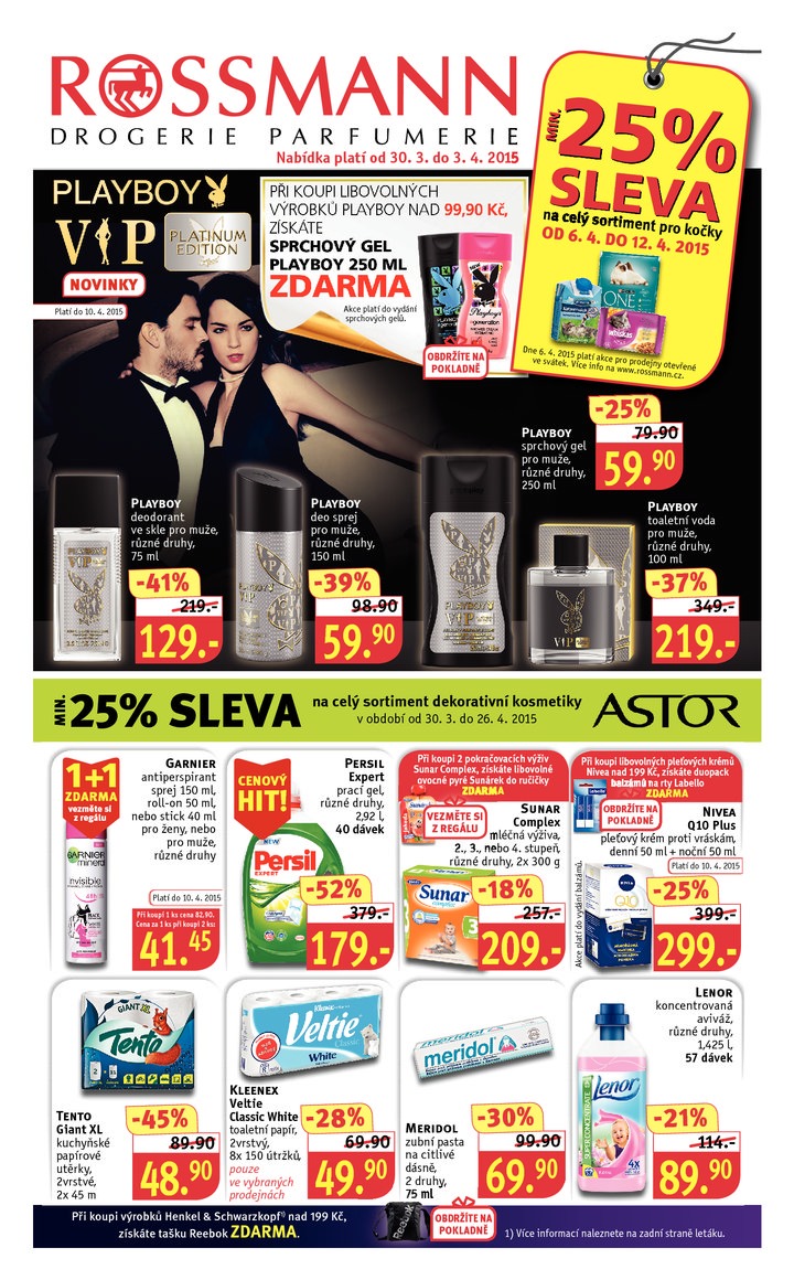 leták Rossmann Leták od 30.3.2015 strana 1 leták Rossmann Leták od 30.3.2015 strana 1