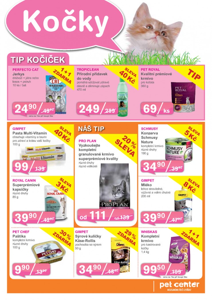 leták Pet Center Akční leták od 1.4.2015 strana 1 leták Pet Center Akční leták od 1.4.2015 strana 1