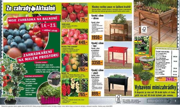leták Hornbach Aktuální leták od 1.4.2015 strana 1 leták Hornbach Aktuální leták od 1.4.2015 strana 1