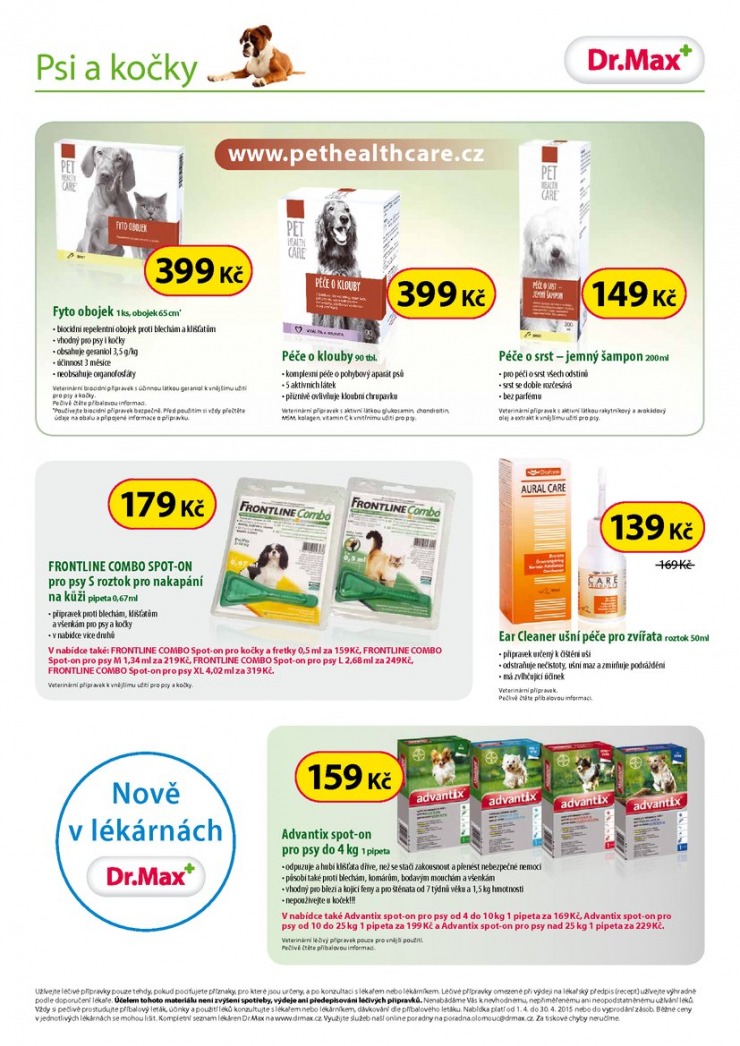 leták Dr. Max lékárna Aktuální leták od 1.4.2015 strana 1 leták Dr. Max lékárna Aktuální leták od 1.4.2015 strana 1