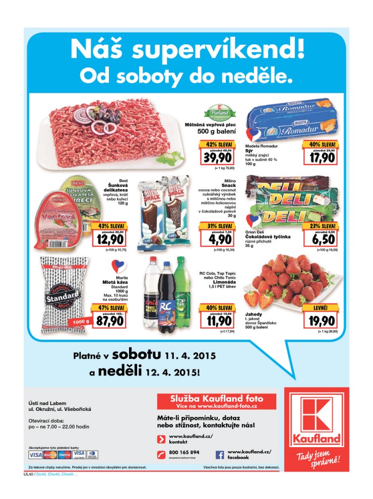 leták Kaufland Aktuální nabídka od 9.4.2015 strana 1 leták Kaufland Aktuální nabídka od 9.4.2015 strana 1