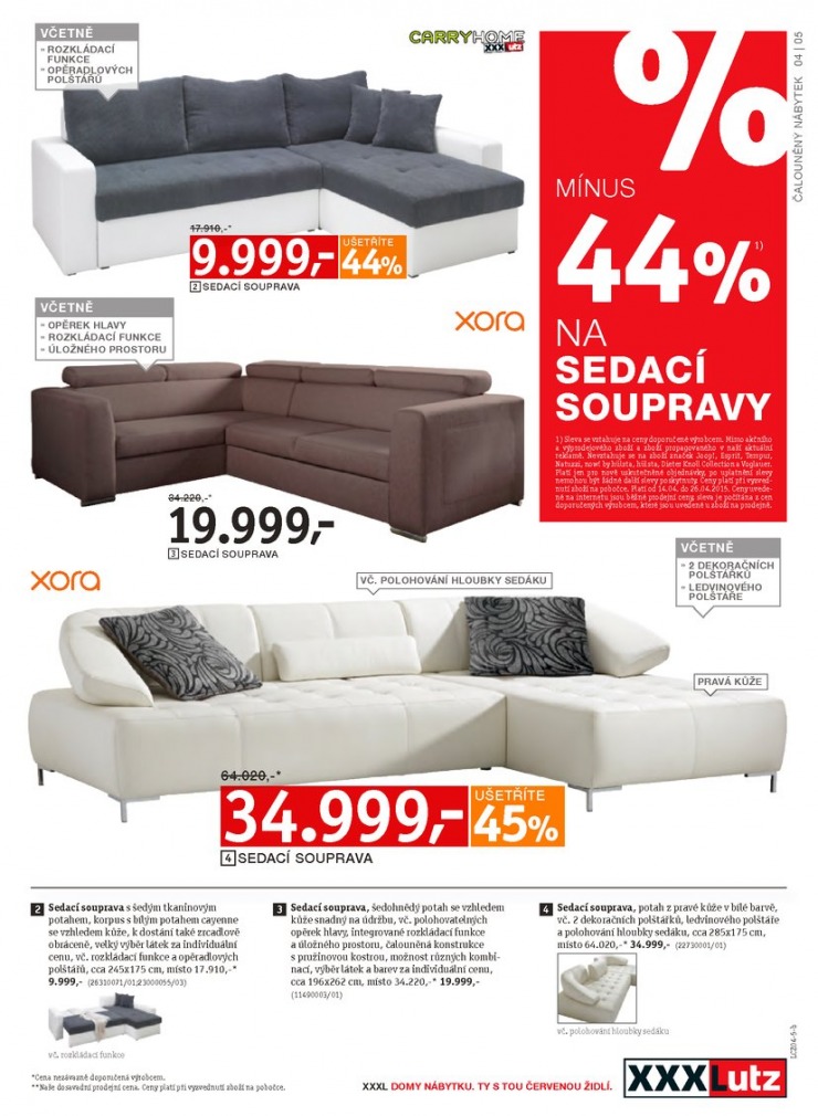 leták XXXLutz Bytové trendy od 14.4.2015 strana 1 leták XXXLutz Bytové trendy od 14.4.2015 strana 1