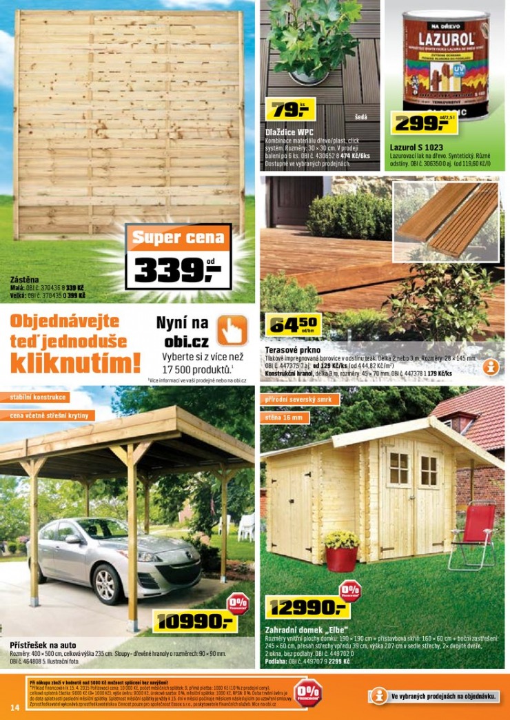 leták OBI Aktuální leták od 15.4.2015 strana 1 leták OBI Aktuální leták od 15.4.2015 strana 1