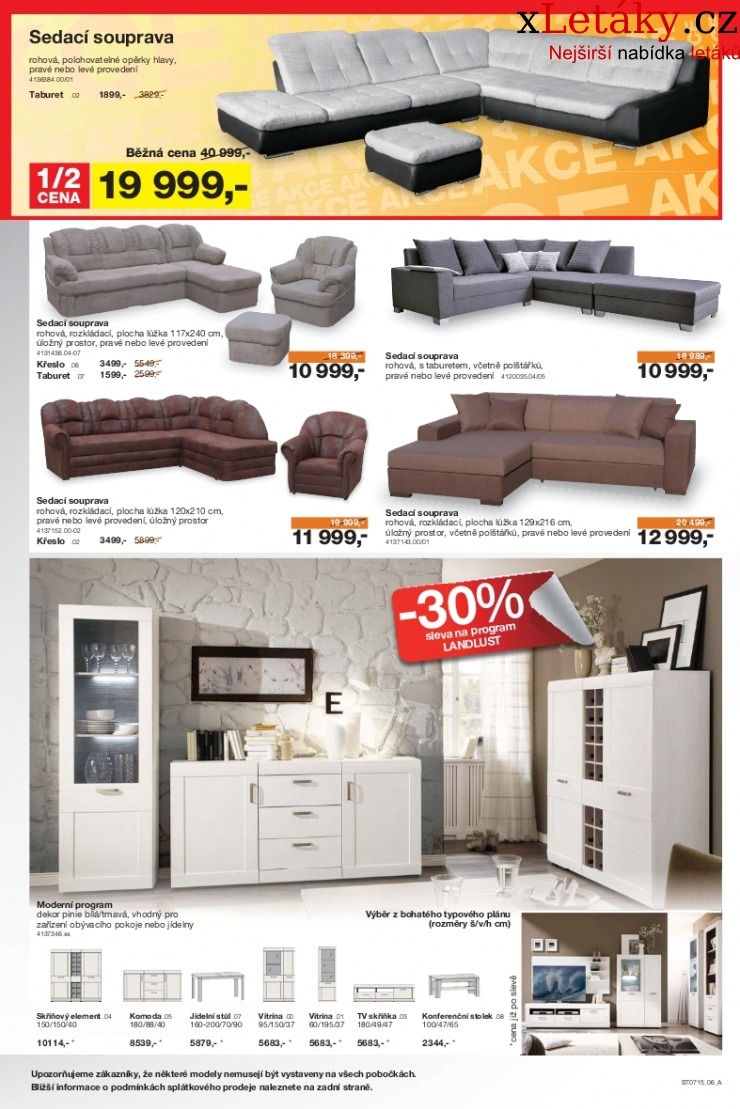 leták Sconto nábytek leták strana 1 leták Sconto nábytek leták strana 1