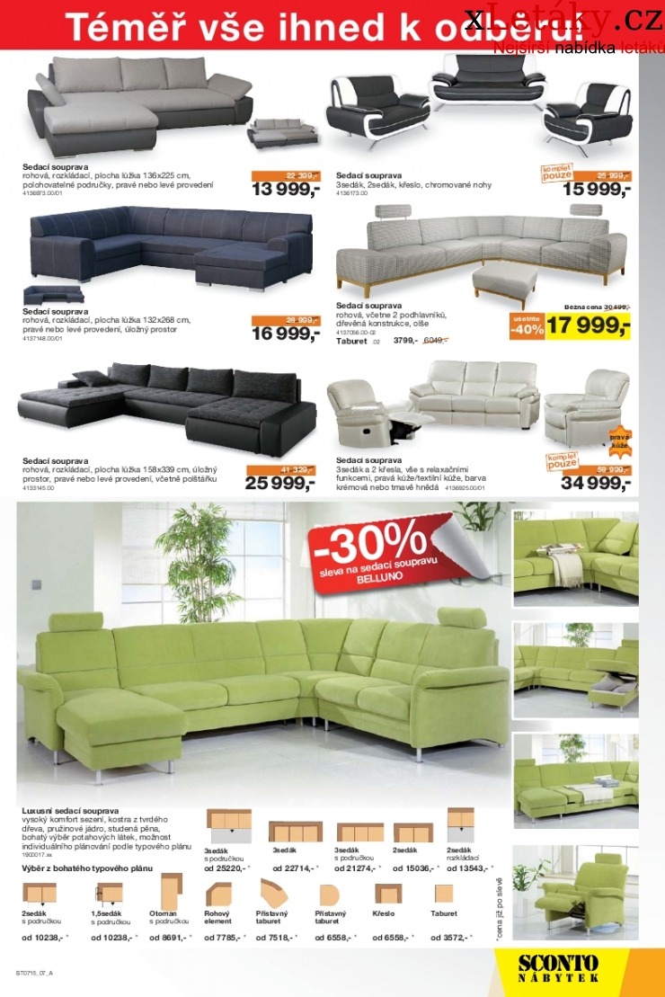 leták Sconto nábytek leták strana 1 leták Sconto nábytek leták strana 1