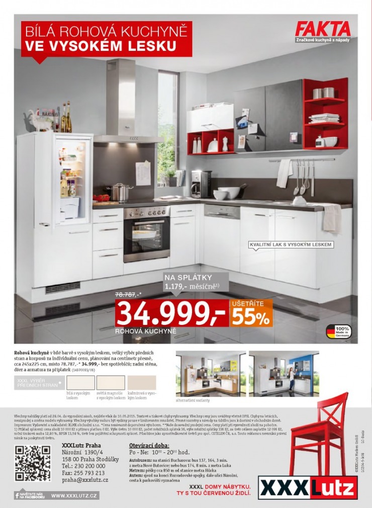 leták XXXLutz Kuchyně od 27.4.2015 strana 1 leták XXXLutz Kuchyně od 27.4.2015 strana 1