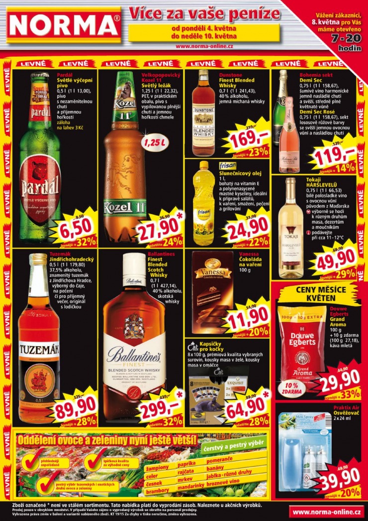 leták Norma Aktuální leták od 4.5.2015 strana 1 leták Norma Aktuální leták od 4.5.2015 strana 1