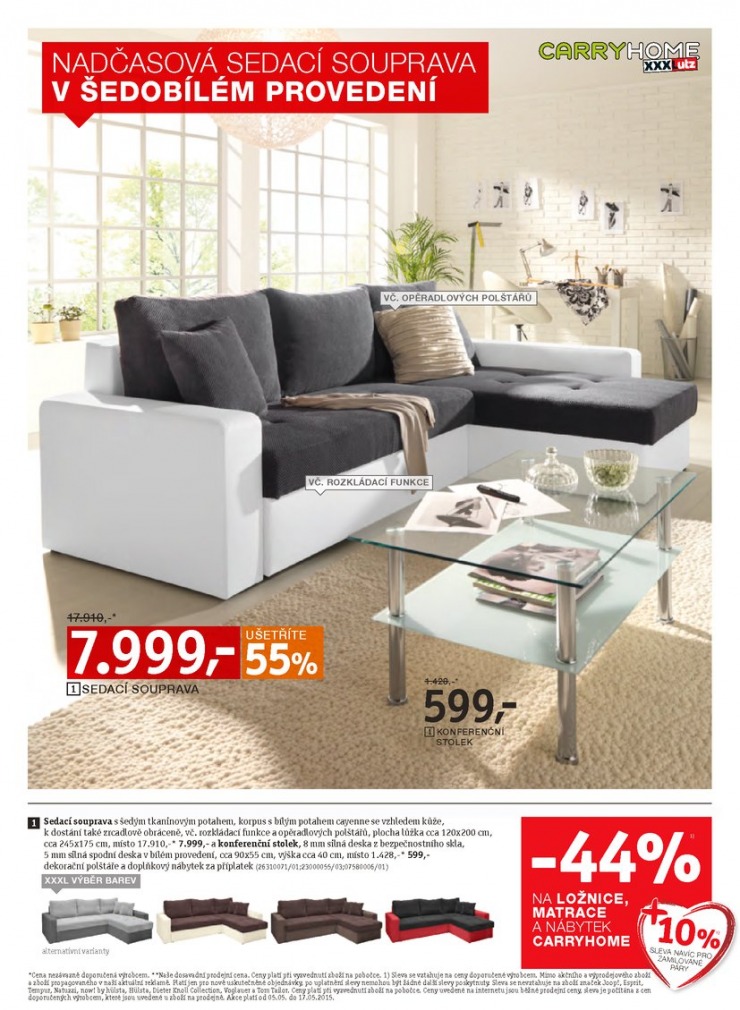 leták XXXLutz Ložnice od 4.5.2015 strana 1 leták XXXLutz Ložnice od 4.5.2015 strana 1