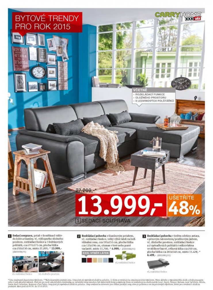 leták XXXLutz Ložnice od 4.5.2015 strana 1 leták XXXLutz Ložnice od 4.5.2015 strana 1