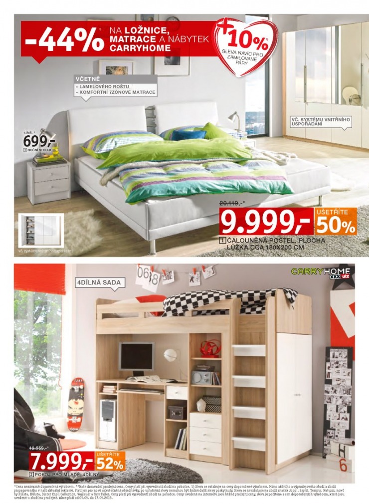 leták XXXLutz Ložnice od 4.5.2015 strana 1 leták XXXLutz Ložnice od 4.5.2015 strana 1