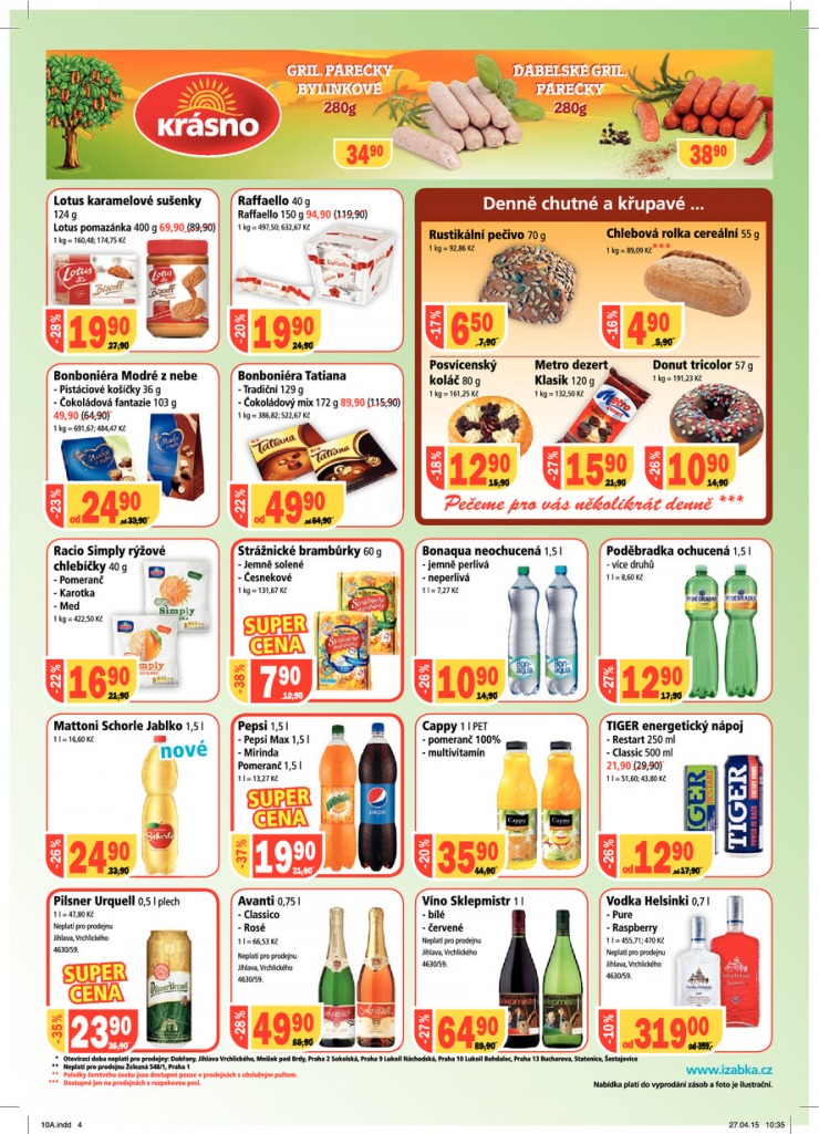 leták Žabka Aktuální od 6.5.2015 strana 1 leták Žabka Aktuální od 6.5.2015 strana 1