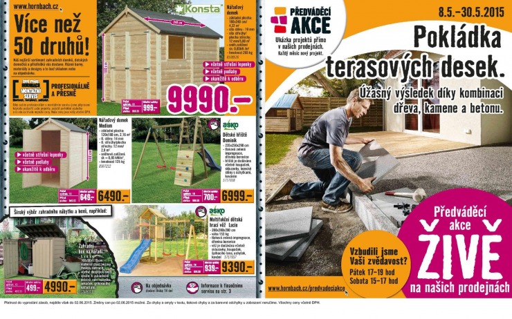 leták Hornbach Aktuální leták od 1.5.2015 strana 1 leták Hornbach Aktuální leták od 1.5.2015 strana 1
