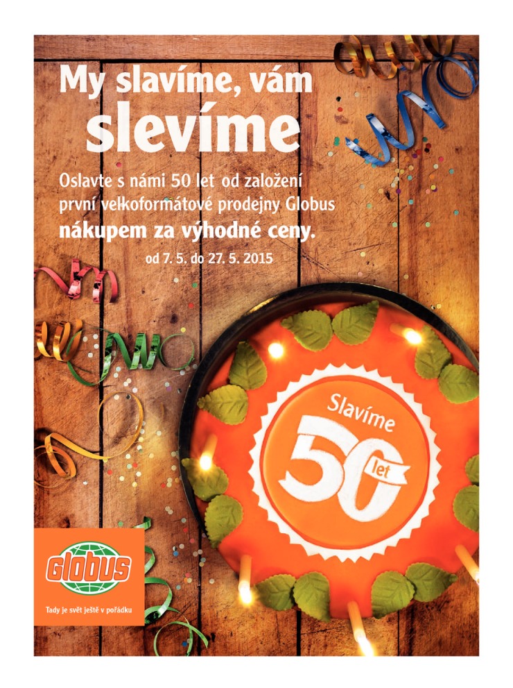 leták Globus Slevy od 7.5.2015 strana 1 leták Globus Slevy od 7.5.2015 strana 1