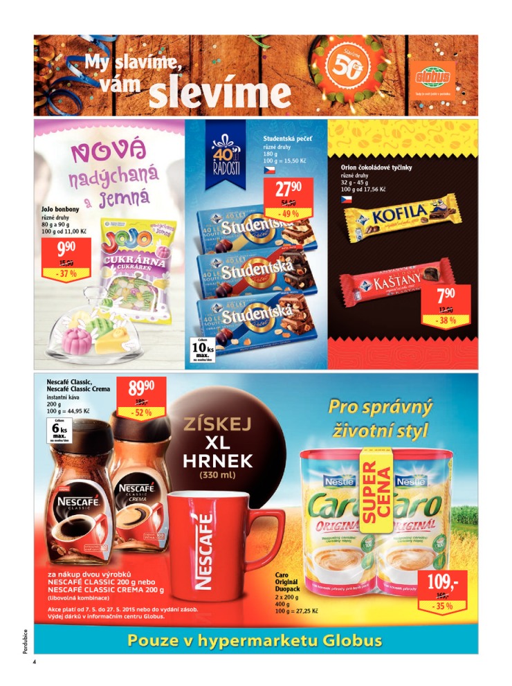 leták Globus Slevy od 7.5.2015 strana 1 leták Globus Slevy od 7.5.2015 strana 1