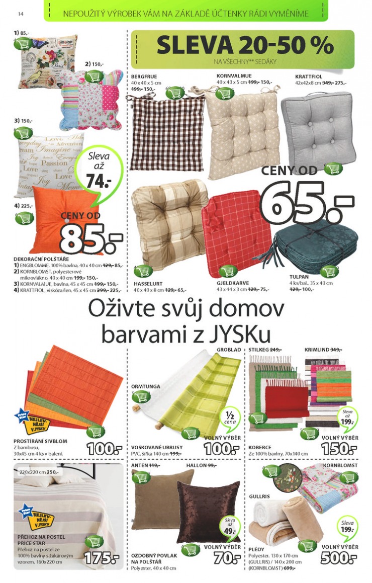 leták Jysk Nabídka týdne od 7.5.2015 strana 1 leták Jysk Nabídka týdne od 7.5.2015 strana 1
