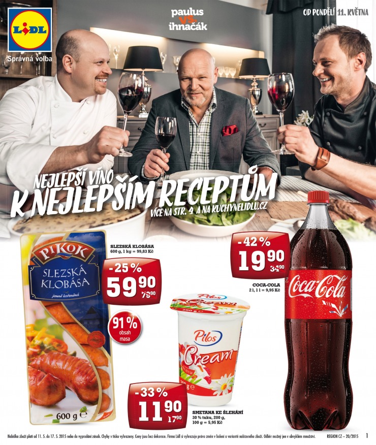 leták Lidl Akční nabídka od 11.5.2015 strana 1 leták Lidl Akční nabídka od 11.5.2015 strana 1