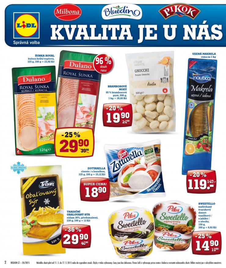leták Lidl Akční nabídka od 11.5.2015 strana 1 leták Lidl Akční nabídka od 11.5.2015 strana 1