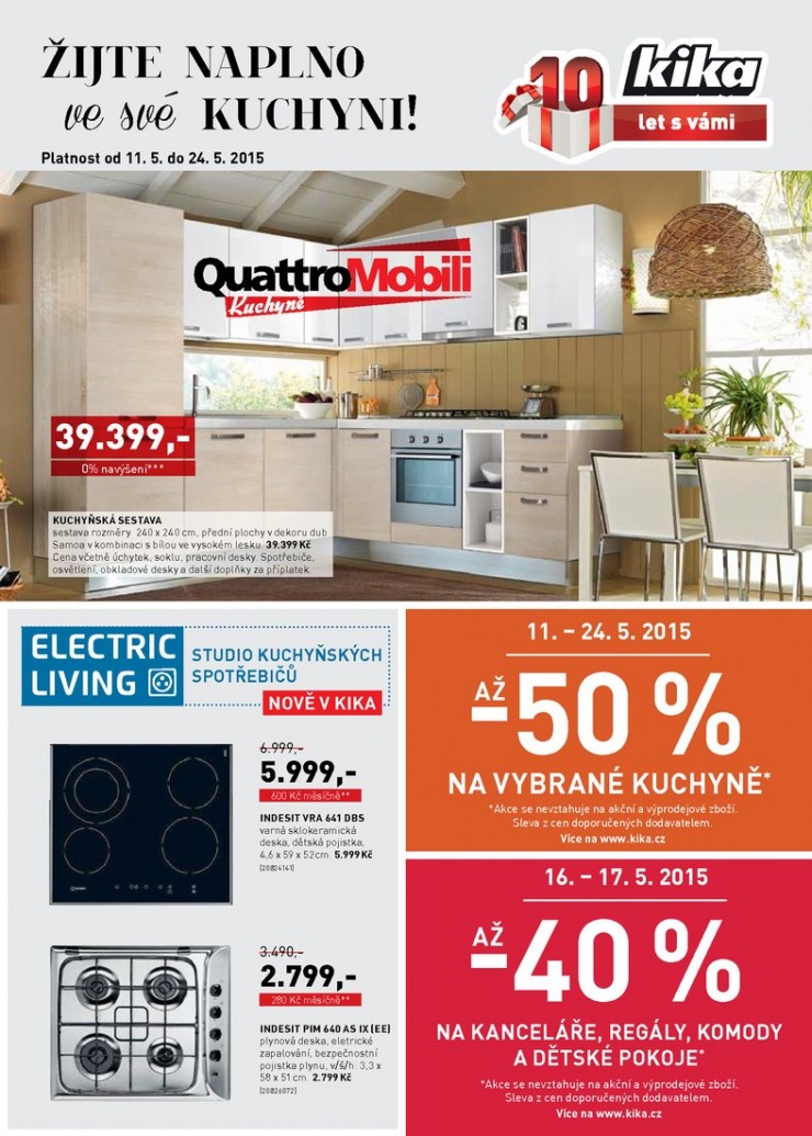 leták Kika Aktuální leták od 11.5.2015 strana 1 leták Kika Aktuální leták od 11.5.2015 strana 1