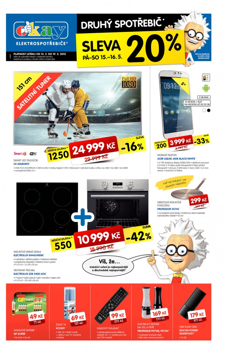 leták Okay Aktuální leták od 13.5.2015 strana 1 leták Okay Aktuální leták od 13.5.2015 strana 1