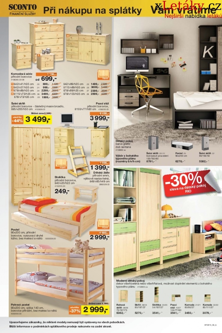 leták Sconto nábytek leták strana 1 leták Sconto nábytek leták strana 1