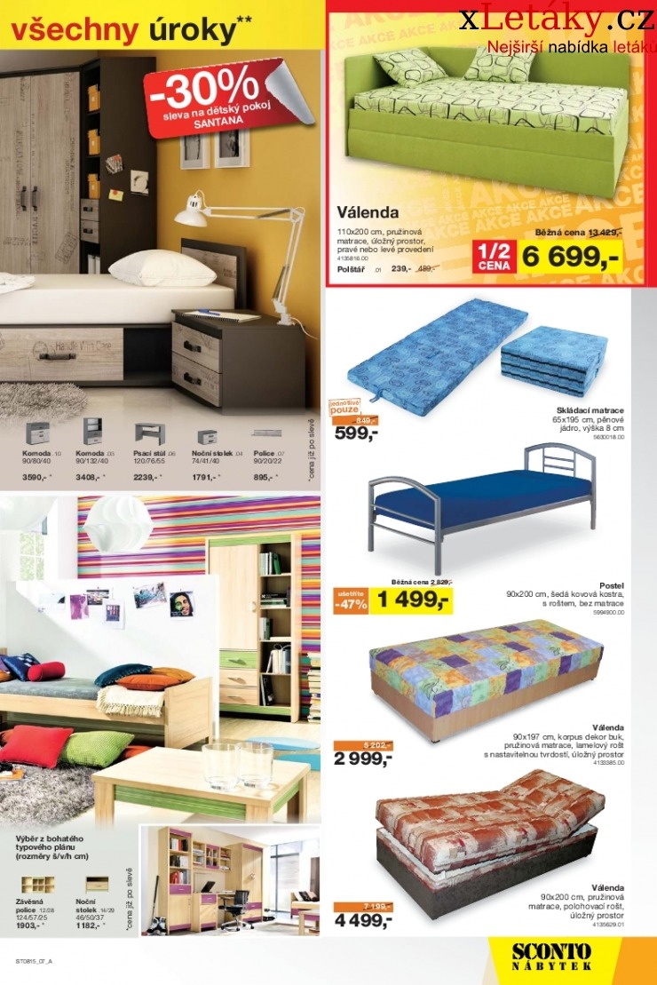leták Sconto nábytek leták strana 1 leták Sconto nábytek leták strana 1