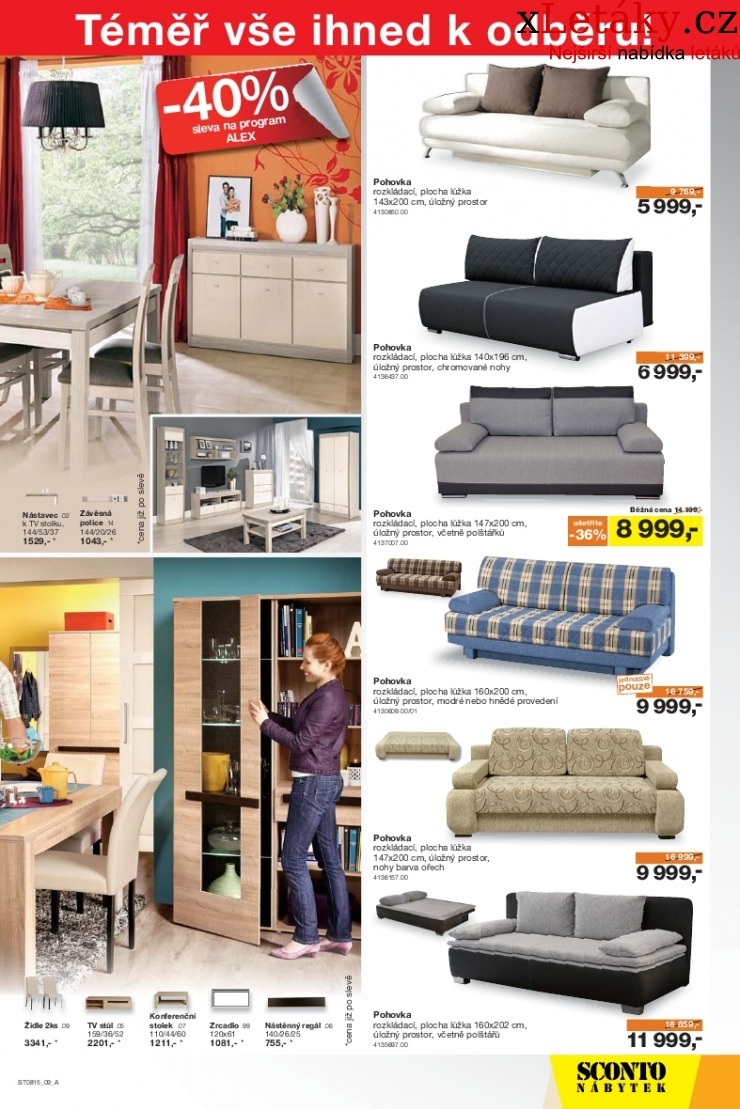 leták Sconto nábytek leták strana 1 leták Sconto nábytek leták strana 1