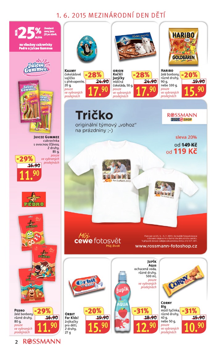 leták Rossmann Leták od 25.5.2015 strana 1 leták Rossmann Leták od 25.5.2015 strana 1