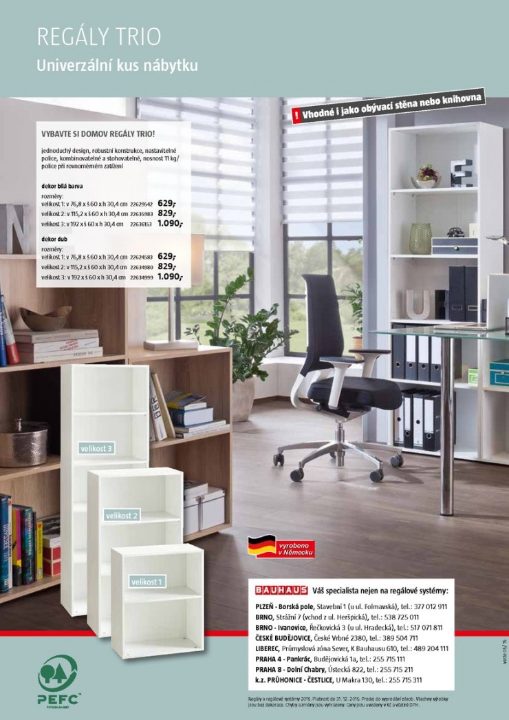 leták Bauhaus Regály od 22.5.2015 strana 1 leták Bauhaus Regály od 22.5.2015 strana 1