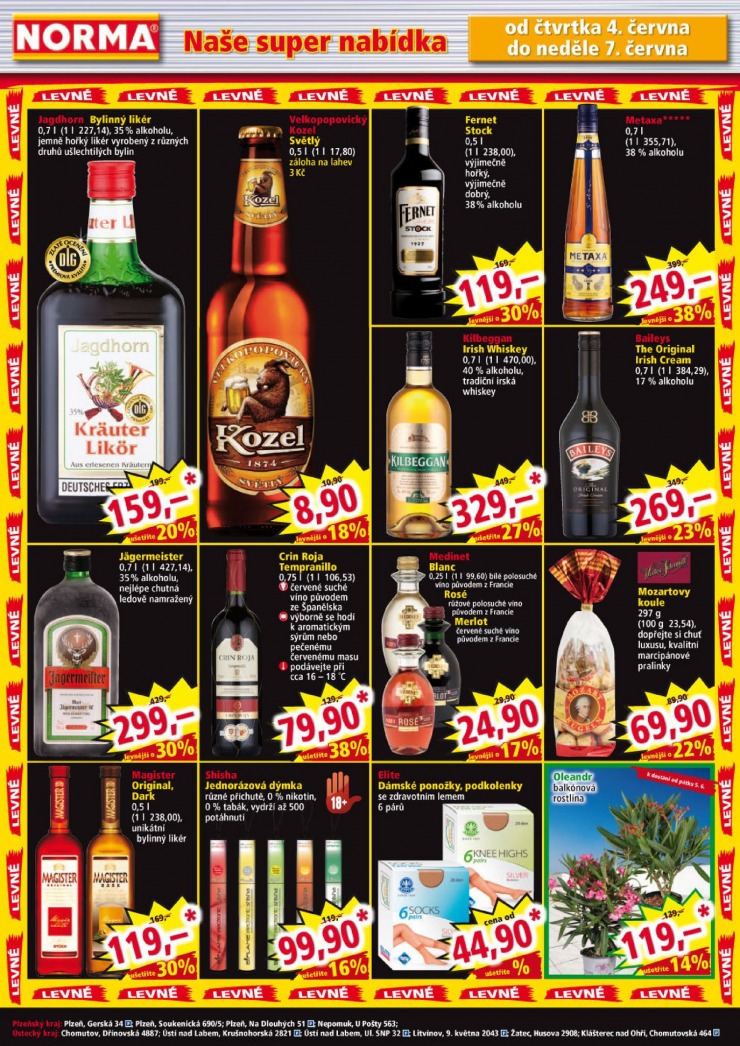 leták Norma Aktuální leták od 1.6.2015 strana 1 leták Norma Aktuální leták od 1.6.2015 strana 1