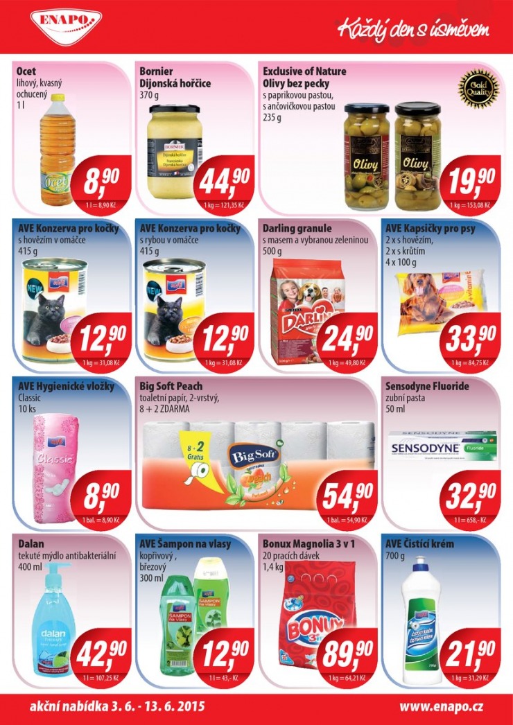 leták Enapo Akční leták od 3.6.2015 strana 1 leták Enapo Akční leták od 3.6.2015 strana 1