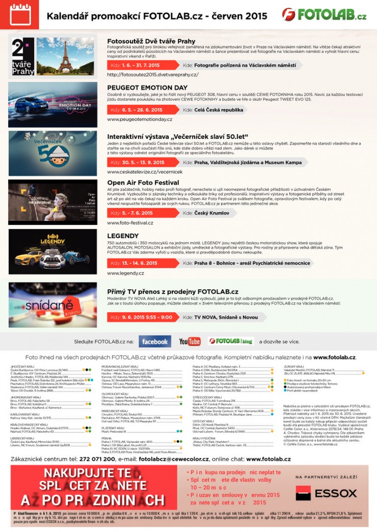 leták Fotolab Akční leták od 1.6.2015 strana 1 leták Fotolab Akční leták od 1.6.2015 strana 1