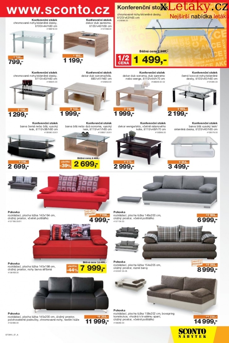 leták Sconto nábytek leták strana 1 leták Sconto nábytek leták strana 1