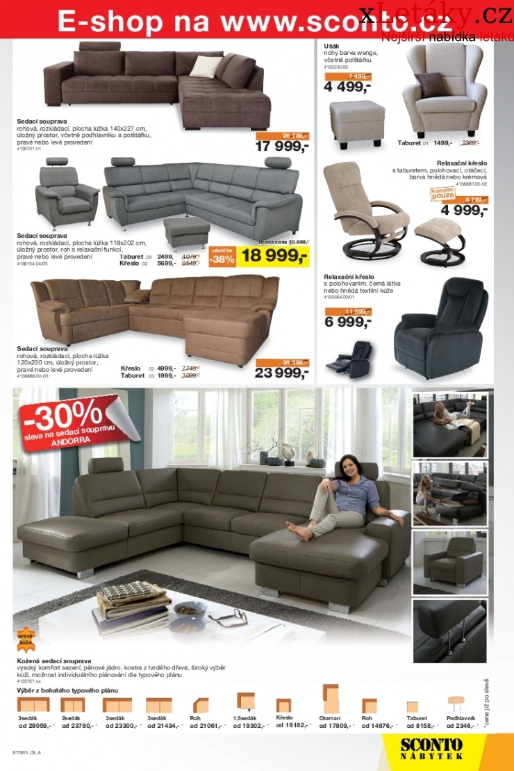 leták Sconto nábytek leták strana 1 leták Sconto nábytek leták strana 1